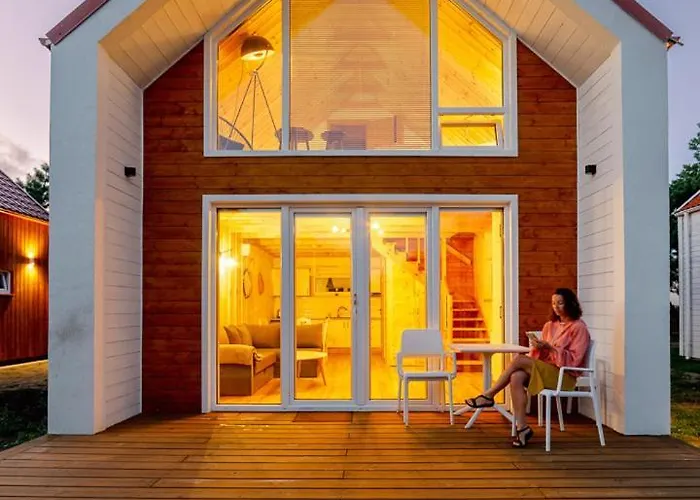 Деревянный коттедж Mewa